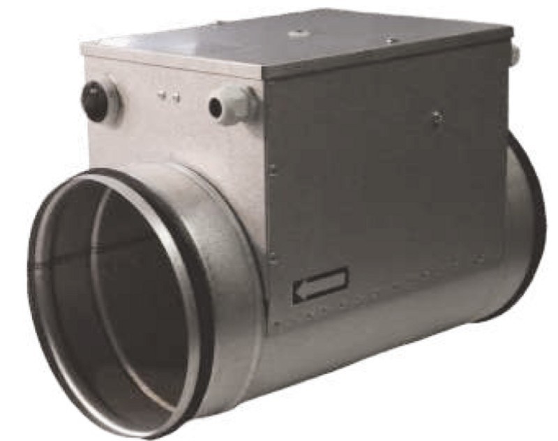 Круглый канальный электрический нагреватель Komfovent ARDHE-250-3 (-30..0)/(0...+30)