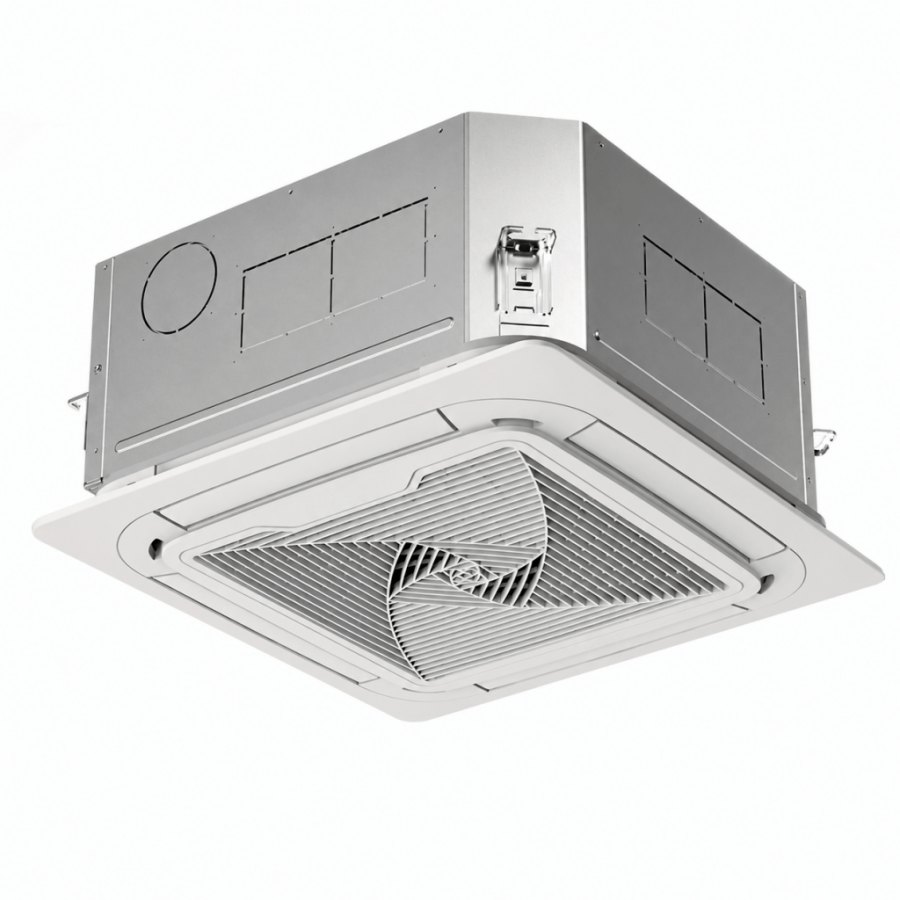 Четырёхпоточный кассетный внутренний блок MRV Haier AB122MCERL с панелью PB-620QB(H)