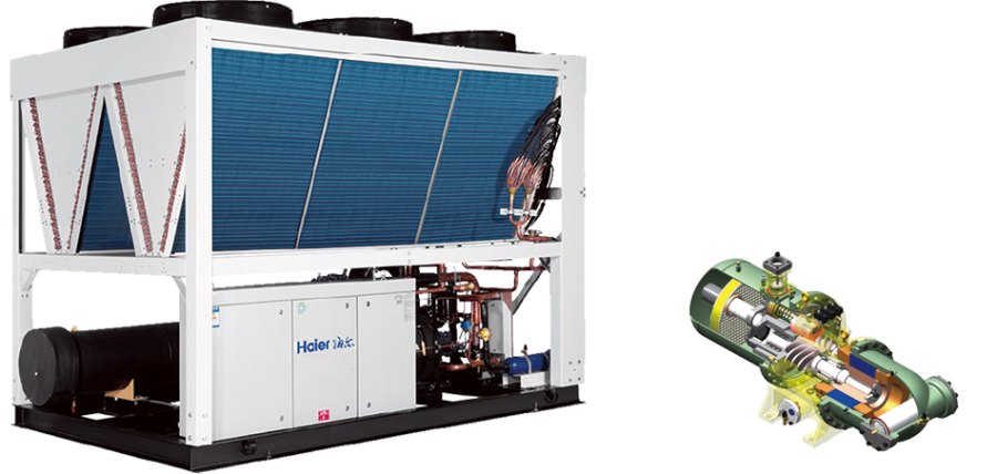 Винтовой чиллер Haier CI0500PANH с воздушным охлаждением