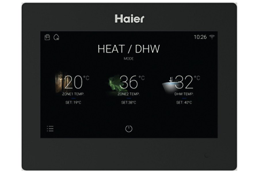 Настенный пульт управления (проводной) для серий Super Aqua S и Super Aqua HE Haier HW-WA101DBT Настенный пульт управления (проводной) для серий Super Aqua S и Super Aqua HE Haier HW-WA101DBT