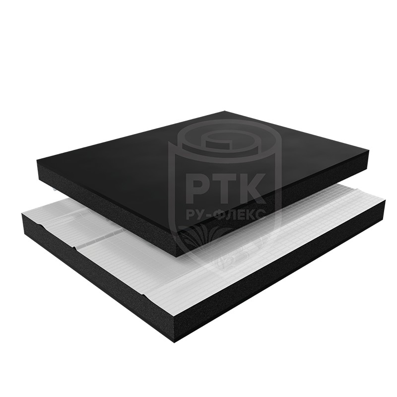 Пластина шумоизоляционная РУ-ФОНИК СТ Р 12×1000 мм, 2 м